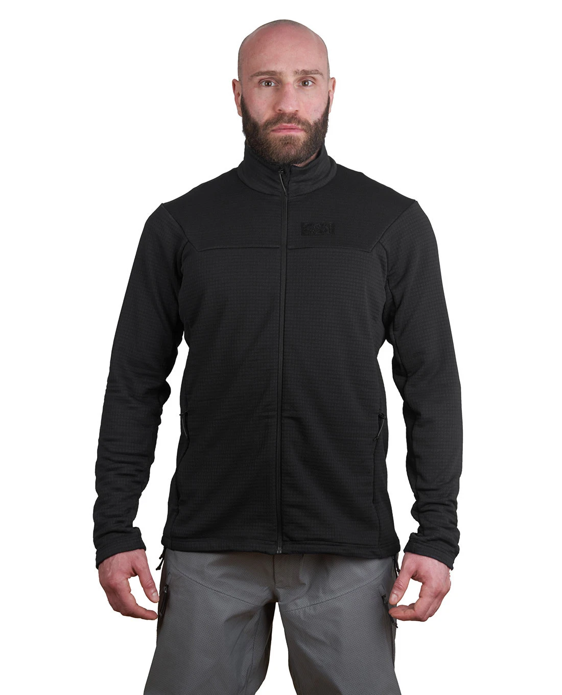 Fleece Jacket ES Black Schwarz 5 Fleece Jacket ES Black Schwarz – Bild 3