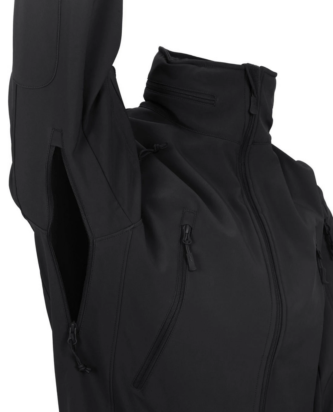 Gunfighter Jacket Shark Skin Windblocker Black Schwarz 7 Gunfighter Jacket Shark Skin Windblocker Black Schwarz – Bild 5