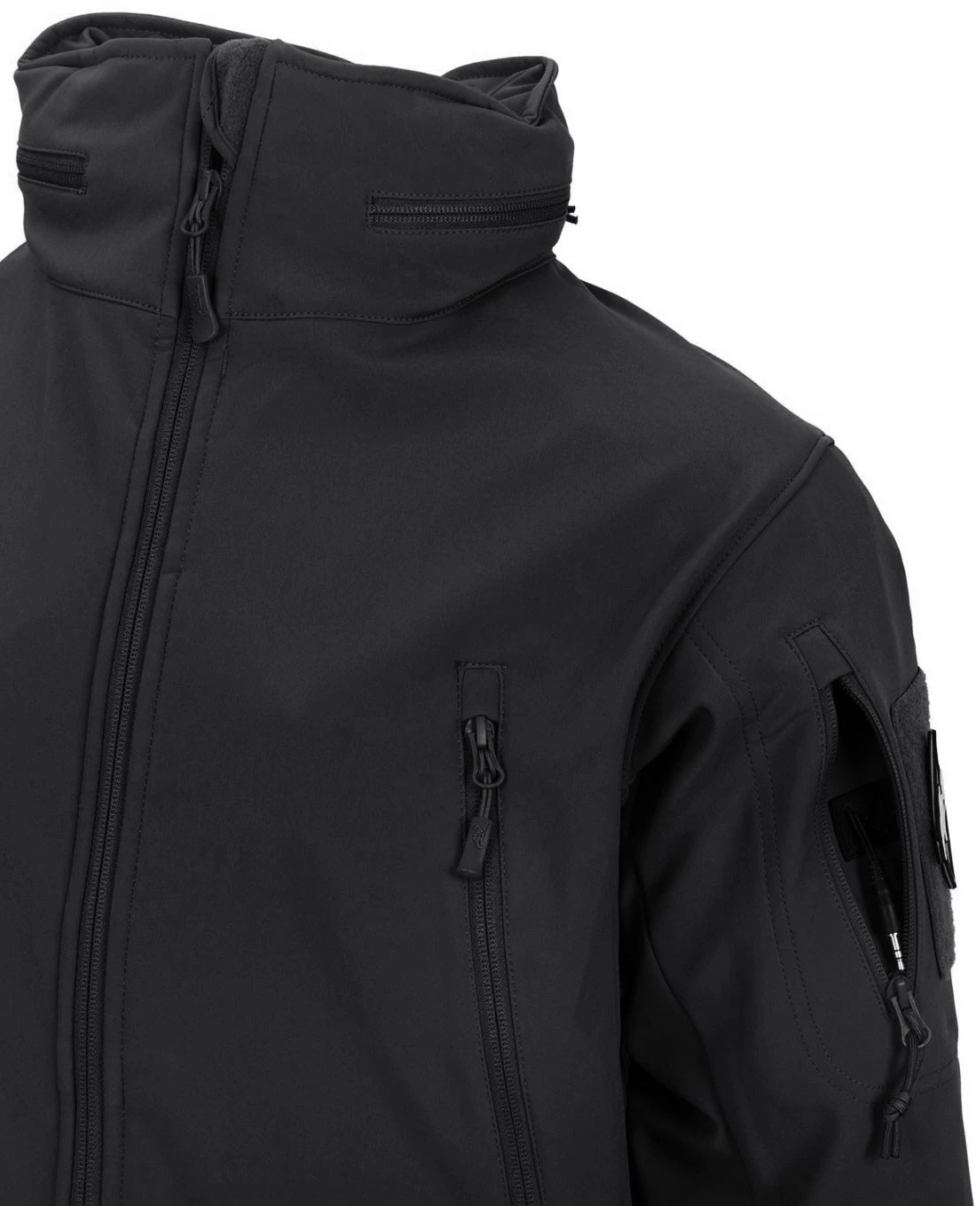 Gunfighter Jacket Shark Skin Windblocker Black Schwarz 9 Gunfighter Jacket Shark Skin Windblocker Black Schwarz – Bild 7