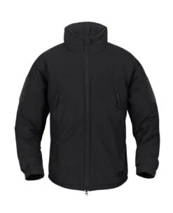 LEVEL 7 Lightweight Winter Jacket Climashield Black Schwarz