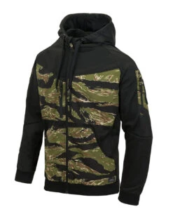 Rogue Hoodie FullZip Black/Tiger Stripe