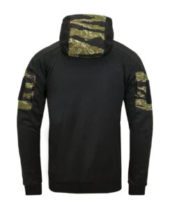 Rogue Hoodie FullZip Black/Tiger Stripe -Taktische Ausrüstung Verkäufe helikon tex rogue hoodie fullzip black tiger stripe bl rhf po 0162a 3