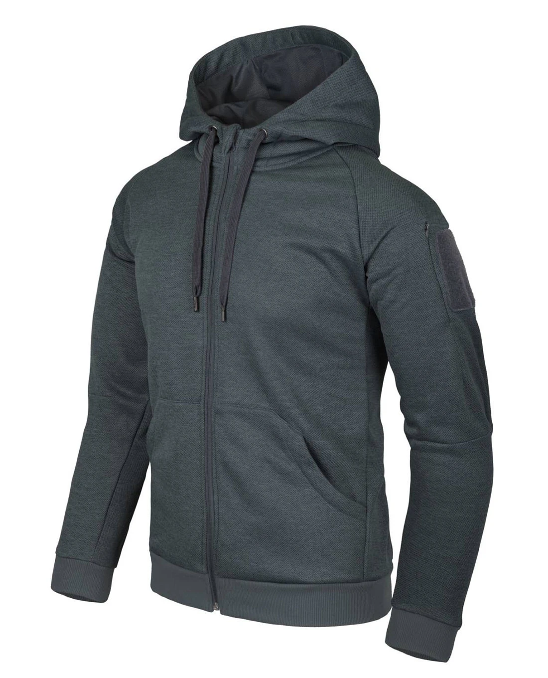 Urban Tactical Hoodie FullZip Melange Black-Grey 3 Urban Tactical Hoodie FullZip Melange Black-Grey