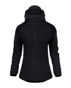 Women's CUMULUS Jacket Heavy Fleece Black Schwarz