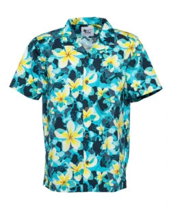 Aloha Pua Honu Shirt Blue Atoll
