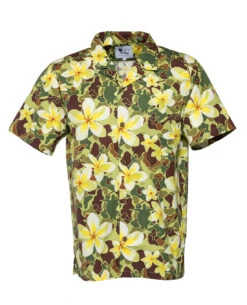 Aloha Pua Honu Shirt Jungle Green