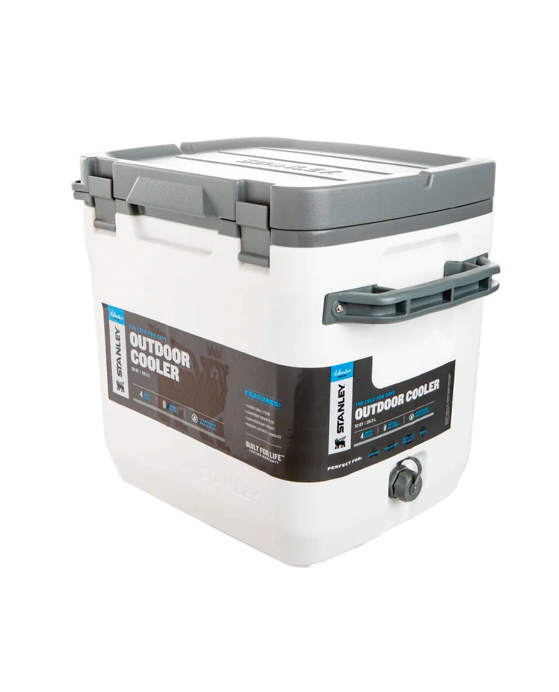 Stanley Adventure Outdoor Cooler 28.3l Polarweiß 5 Stanley Adventure Outdoor Cooler 28.3l Polarweiß – Bild 3