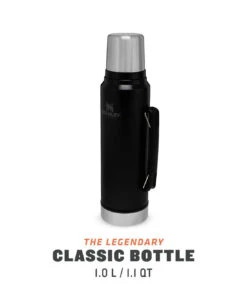 Stanley Classic Vacuum Bottle 1.0l Matt Schwarz -Taktische Ausrüstung Verkäufe stanley classic vacuum bottle 10l matt schwarz 668301 5
