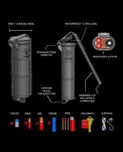 Cell Vault XL Black Schwarz -Taktische Ausrüstung Verkäufe thyrm cell vault xl black schwarz cvxl001 7