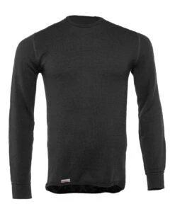 Woolpower Crewneck 200 Black Schwarz